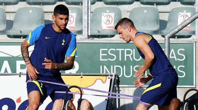 Cuti Romero y Lo Celso, dos de los que pueden perderse las Eliminatorias. (Foto: Getty Images)