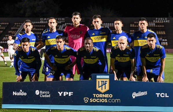 Los once de Boca ante Platense. Foto: Getty