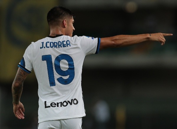 El festejo del ’19’ del Inter. Foto: Getty