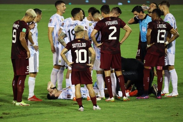 Así quedó Lionel Messi. (Foto: Getty)