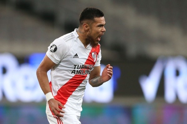 Paulo Díaz con la camiseta de River. (Foto: Getty)