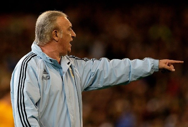 Alfio Basile en la Selección Argentina. (Foto: Getty)