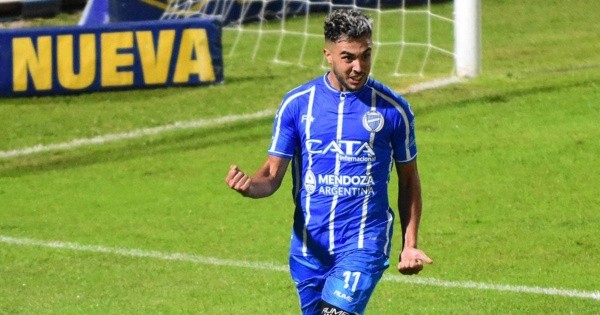 Martín Ojeda con la camiseta de Godoy Cruz.
