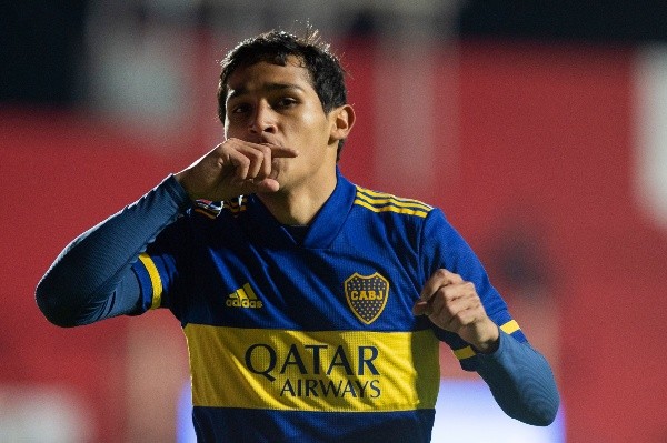 Obando metió el primer gol de Boca en el campeonato. (Foto: Getty Images)