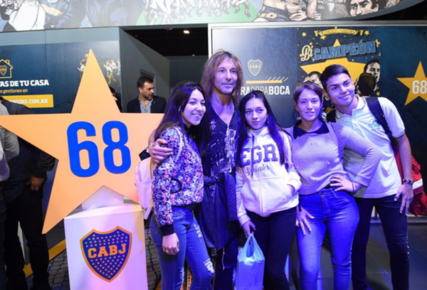 Claudio Caniggia, Feria del Libro de Boca (Foto: Boca vía Twitter)