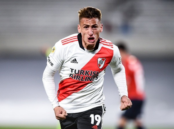 Braian Romero recibirá el aliento de la gente de River por primera vez. (Foto: Getty Images)
