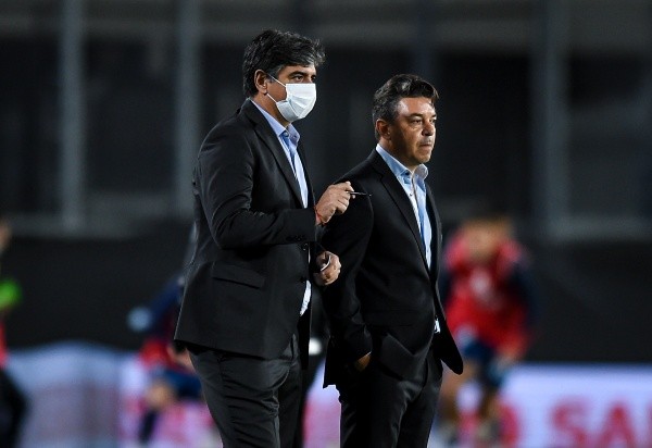 Gallardo y Biscay preparan a River para el Superclásico. (Foto: Getty Images)