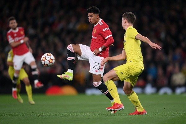 Sancho vs. Foyth. Foto: Getty