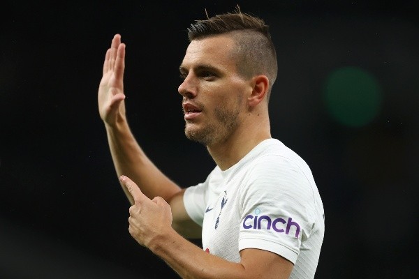 El festejo de gol. Foto: Getty