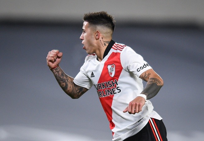 Enzo Fernández, la novedad en el equipo que paró Gallardo. (Foto: Getty Images)