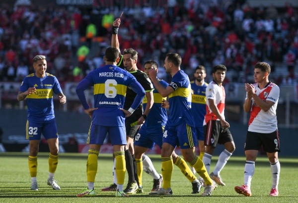 El momento de la expulsión de Rojo (Foto: Getty)
