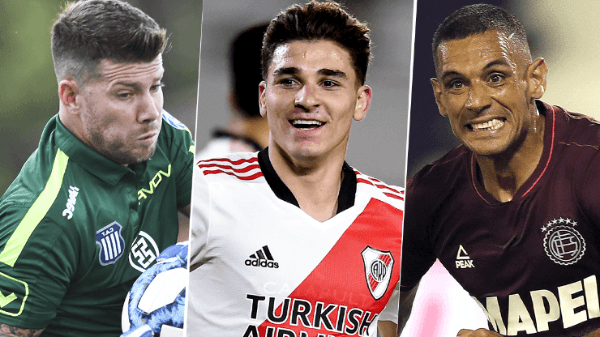 River mira a todos desde arriba.