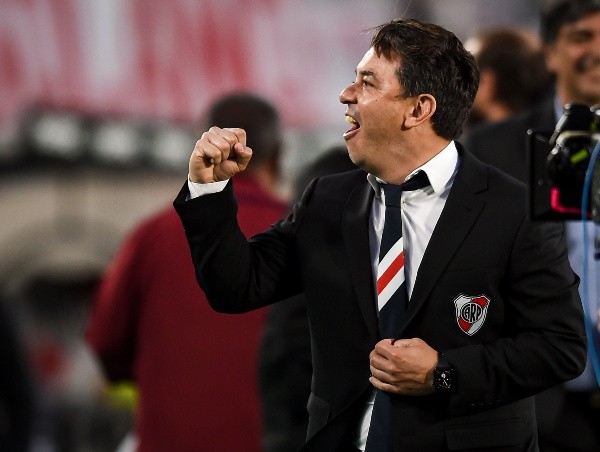 Marcelo Gallardo y un mensaje muy claro. (Foto: Getty)