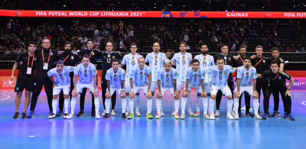 Selección Argentina de Futsal, Lituania 2021 (Foto: Argentina vía Twitter)