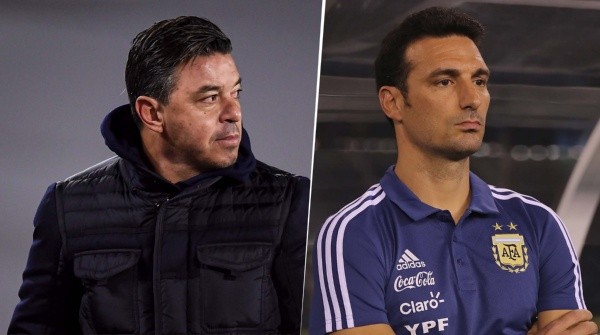 Marcelo Gallardo y Lionel Scaloni (Fotos: Getty)