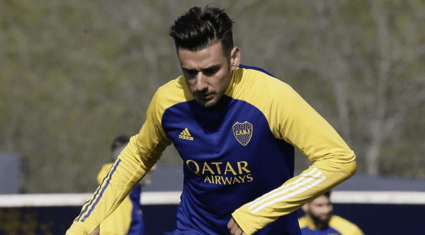 Salvio, uno de los que podría ir al banco ante Lanús. (Foto: Boca)