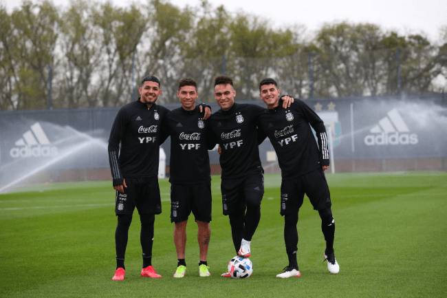 Montiel y Lautaro podrían meterse en el equipo. (Foto: Argentina)