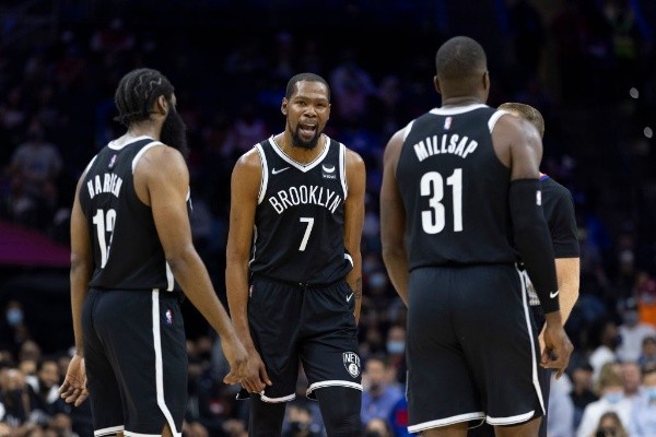 Harden y Durant, las claves de Brooklyn sin Irving. (Foto: Getty)