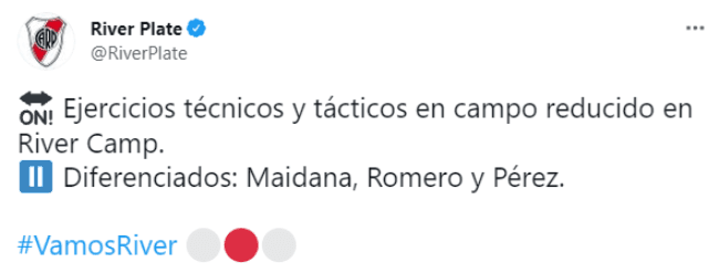 Molinas, uno de los que será titular en Parque Patricios. (Foto: Boca)