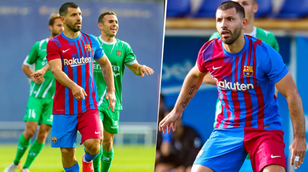 El Kun, cerca de debutar en Barcelona. (Fotos: FC Barcelona)