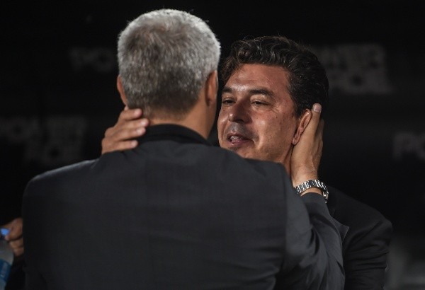 Gallardo podría dejar River y los dirigentes piensan en Crespo para que lo reemplace. (Getty)