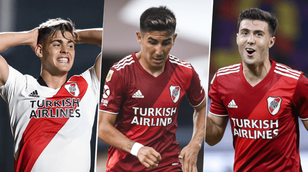 Girotti, Fontana y Paradela, relegados. (Foto: Getty Images)