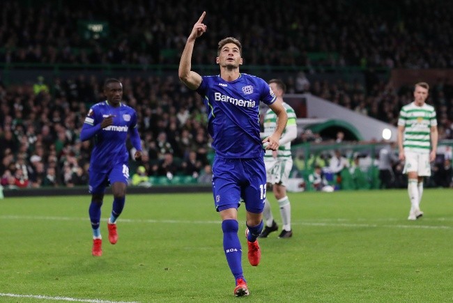 Alario, con molestias. (Foto: Getty Images)