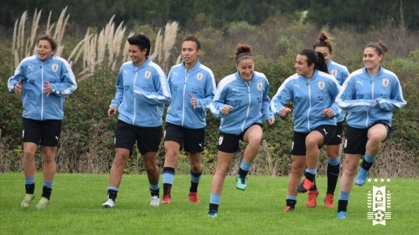 Sindy en la selección uruguaya.