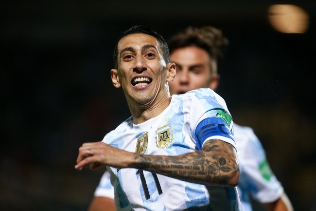 Di María se puso la cinta y clavó un golazo. (Foto: Getty Images)