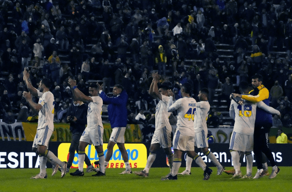 La última presentación del equipo de Battaglia, con goleada a Aldosivi. (Foto: Boca)