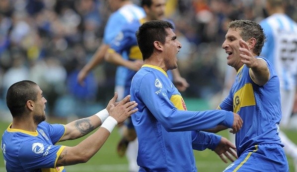 Viatri y Palermo, dos amantes del arco. Foto: Getty