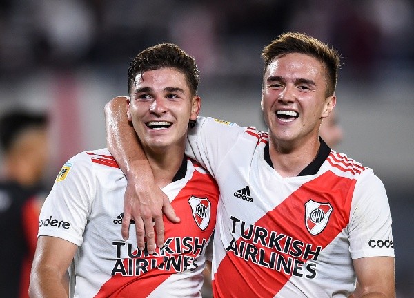 River sonríe y disfruta al goleador (Getty)