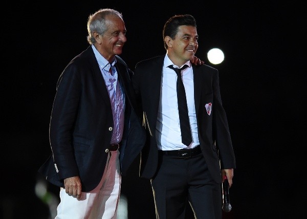 Rodolfo D’Onofrio y Marcelo Gallardo (Foto: Getty Images)