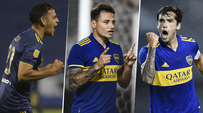 Maroni, Zárate y Más, 3 goleadores del campeón. (Foto: Getty Images)