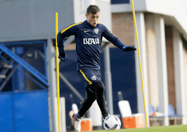 Cubas entrenando en Boca durante 2016. (Foto: Boca)