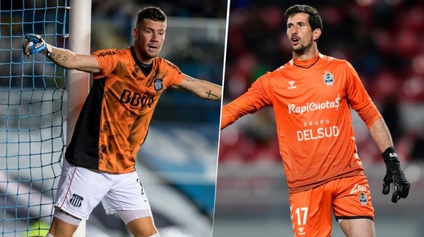Guido Herrera (Talleres) y Rodrigo Rey (Gimnasia) Foto: Getty