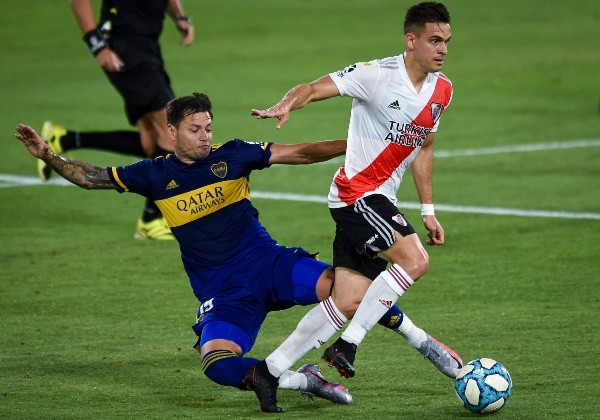 Boca y River se enfrentaron por la Copa Maradona en el tercer día del 2021 Foto: GettyImages