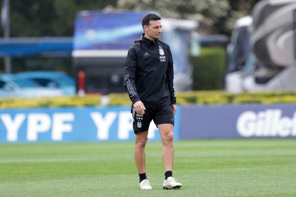 Scaloni se frota las manos. Foto: Getty