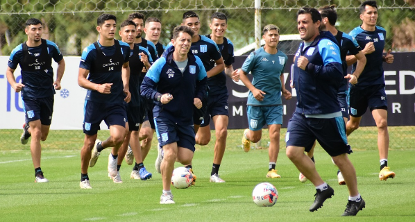 Racing volvió a los entrenamientos    Foto: web oficial de Racing