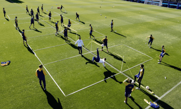 Boca volvió al trabajo    Foto: Boca vía Twitter