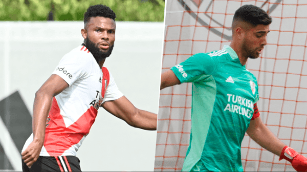 Thomas Gutiérrez y Franco Petroli saldrían a préstamo. (Fotos: River Plate)