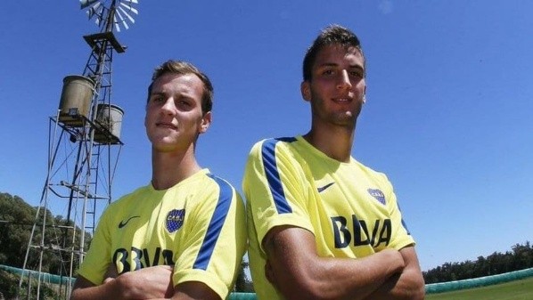 Pochettino y Bentancur, en Boca.