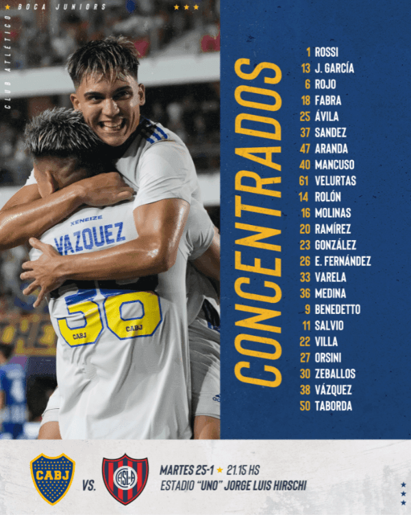 Twitter: BocaJrsOficial