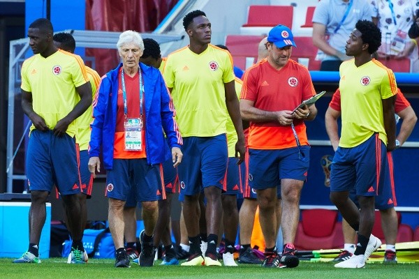 Pékerman, durante el Mundial de Rusia
