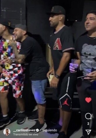 Ábila en el cumpleaños de Tevez, horas después del escándalo