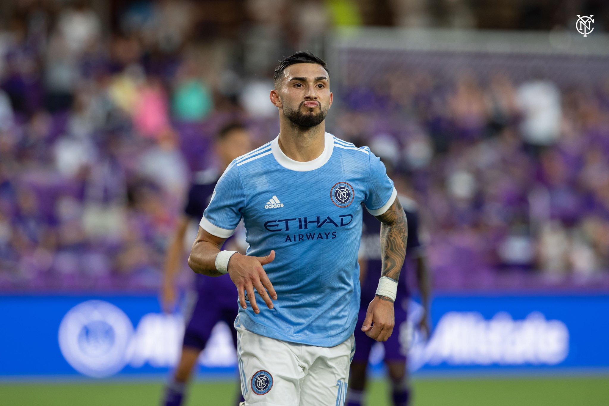 Valentín Castellanos, el anhelo de los hinchas de River    Foto: NYCFC