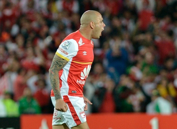 Perez no usó la 10 de Boca, pero sí la de Independiente Santa Fe. (Foto: Getty Images)