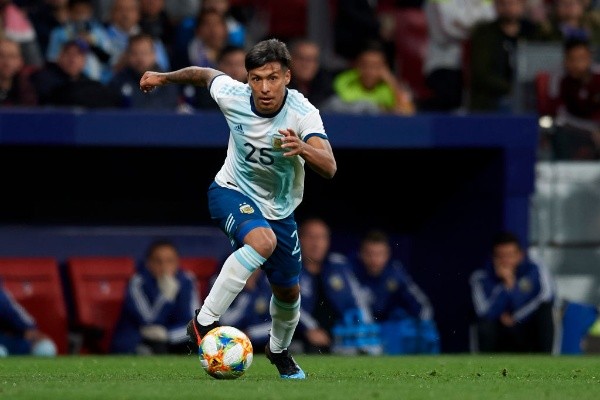 ‘Mingo’ jugando en el Wanda Metropolitano. (Getty)
