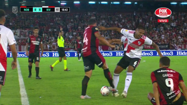 El momento en el que se produjo la lesión de David Martínez