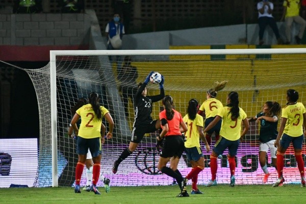 Gran actuación de Laurina Oliveros, arquera de Boca (PRENSA AFA)